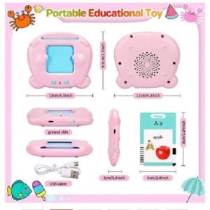 Early Learning Kids Pocket Vocab Talking Flash Cards – Rechargeable